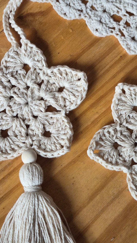 Borla tejida a crochet