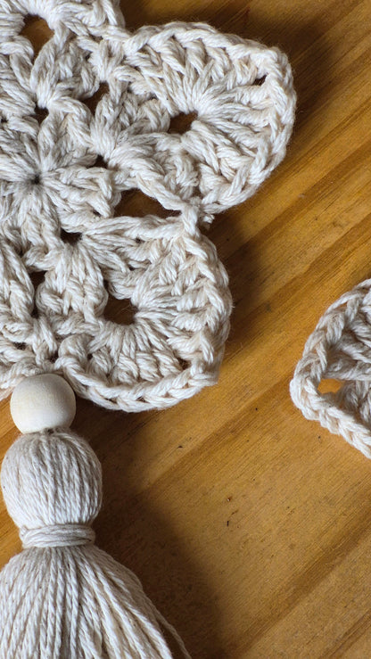 Borla tejida a crochet