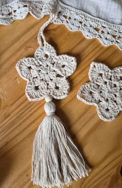 Borla tejida a crochet