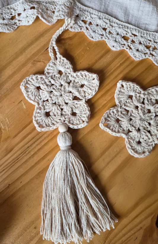 Borla tejida a crochet