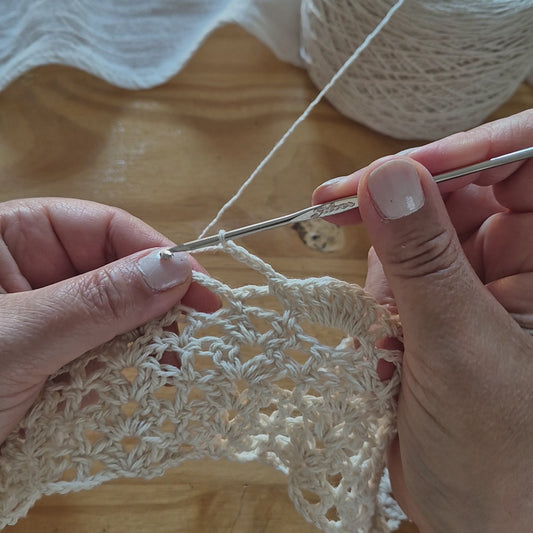 Patrón de puntilla a crochet n°2