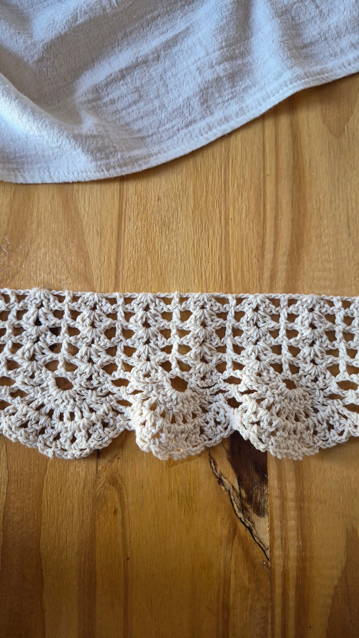 Patrón de puntilla a crochet n°2